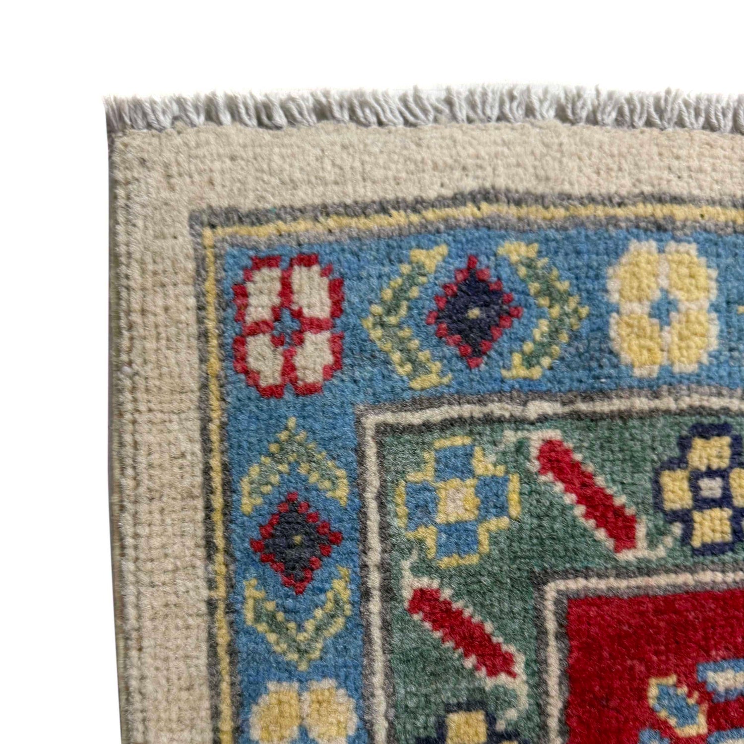 Beige Color Kazak Rug 6' 6" x 10' 0" ft / 197 x 305 cm - No. G37573