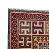 Hand knotted Kazak Rugs 4' 0" x 6' 6" ft / 123 x 198 cm - No. G37575