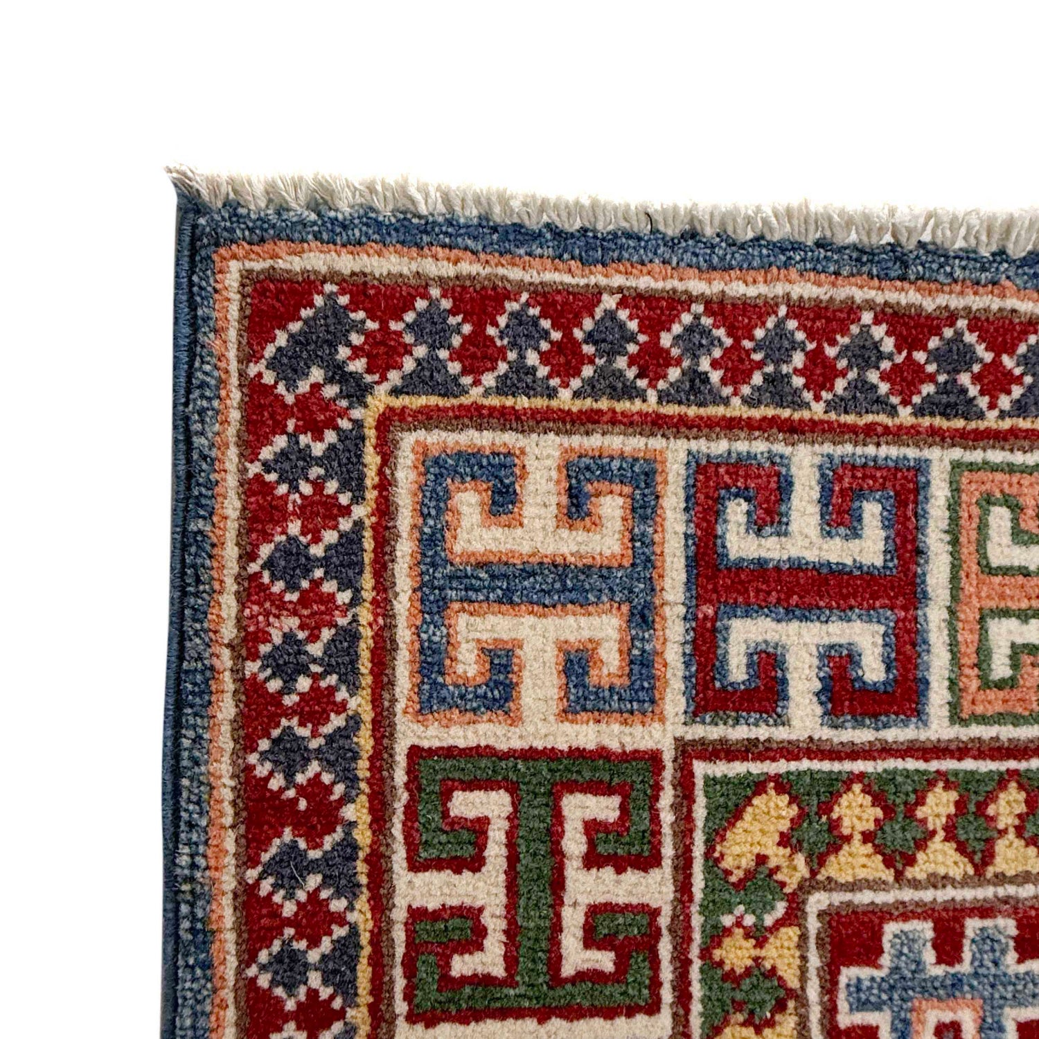 Hand knotted Kazak Rugs 4' 0" x 6' 6" ft / 123 x 198 cm - No. G37575