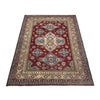 Hand knotted Kazak Carpet 6' 8" x 9' 11" ft / 203 x 302 cm - No. G37577