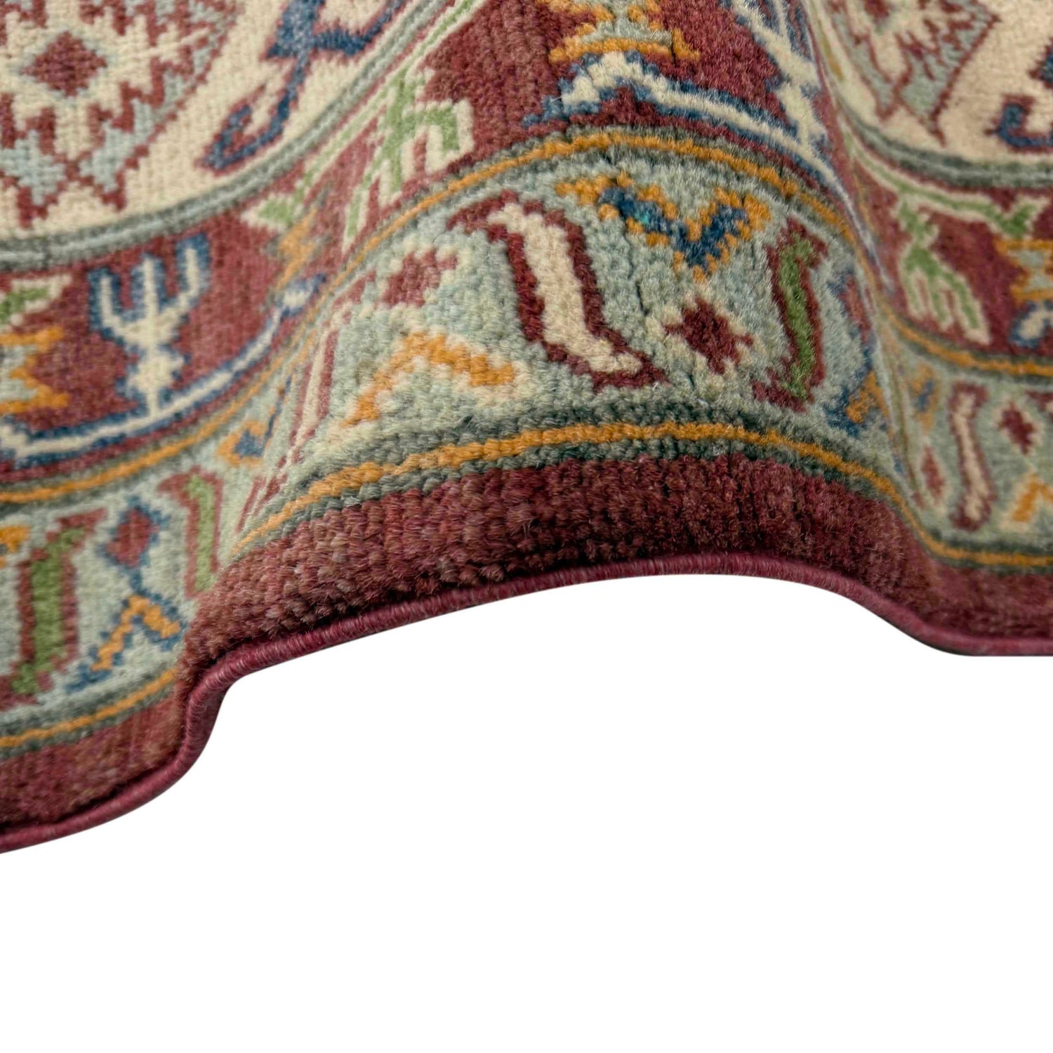 Handmade Kazak Area Rug 6' 7" x 9' 11" ft / 200 x 302 cm - No. G37578