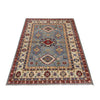 Handmade Kazak Area Rug 4' 0" x 6' 1" ft / 122 x 186 cm - No. G37579