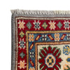 Handmade Kazak Area Rug 4' 0" x 6' 1" ft / 122 x 186 cm - No. G37579