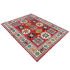 Hand knotted Kazak Carpet 5' 0" x 6' 6" ft / 152 x 199 cm - No. G37580