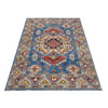 Handmade Kazak Area Rug 5' 0" x 6' 11" ft / 152 x 211 cm - No. G37581
