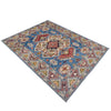 Handmade Kazak Area Rug 5' 0" x 6' 11" ft / 152 x 211 cm - No. G37581