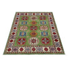 Green Color Kazak Rug 4' 11" x 6' 4" ft / 149 x 194 cm - No. G37583