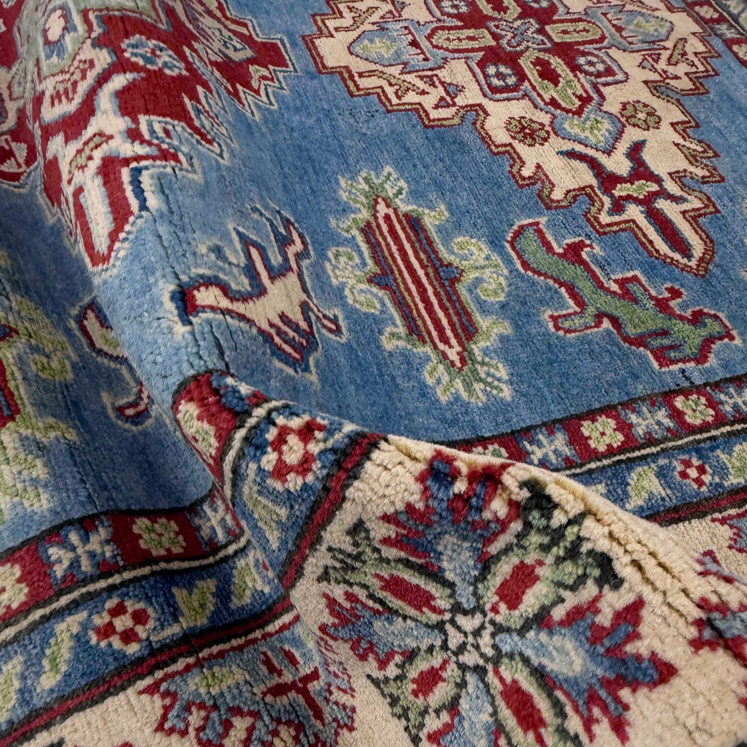 Hand knotted Kazak Rugs 4' 11" x 6' 9" ft / 149 x 205 cm - No. G37588