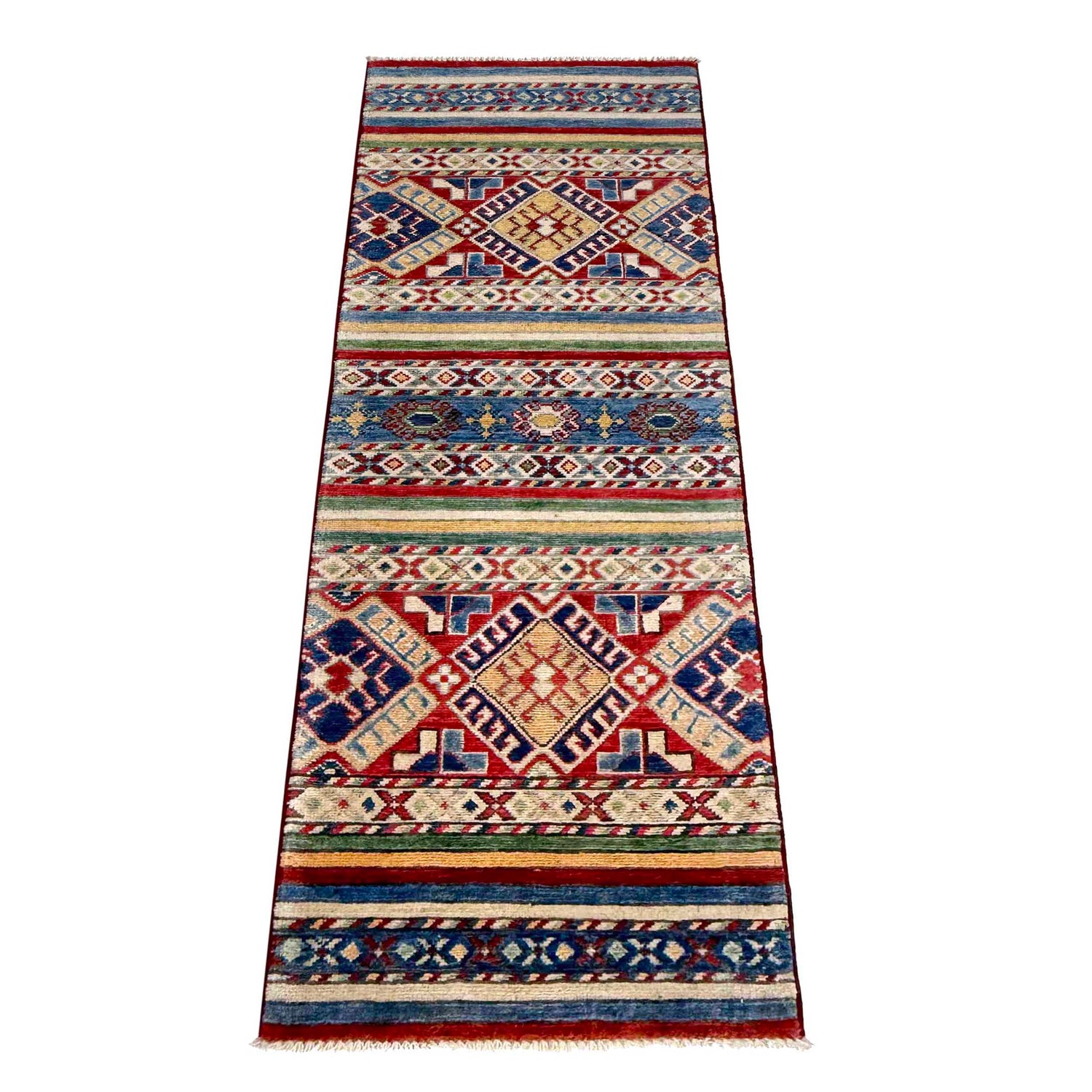 Hand Knotted Persian Style Khurjin Runner Rug 1' 10" x 5' 10" ft / 57 x 179 cm - No. G37589