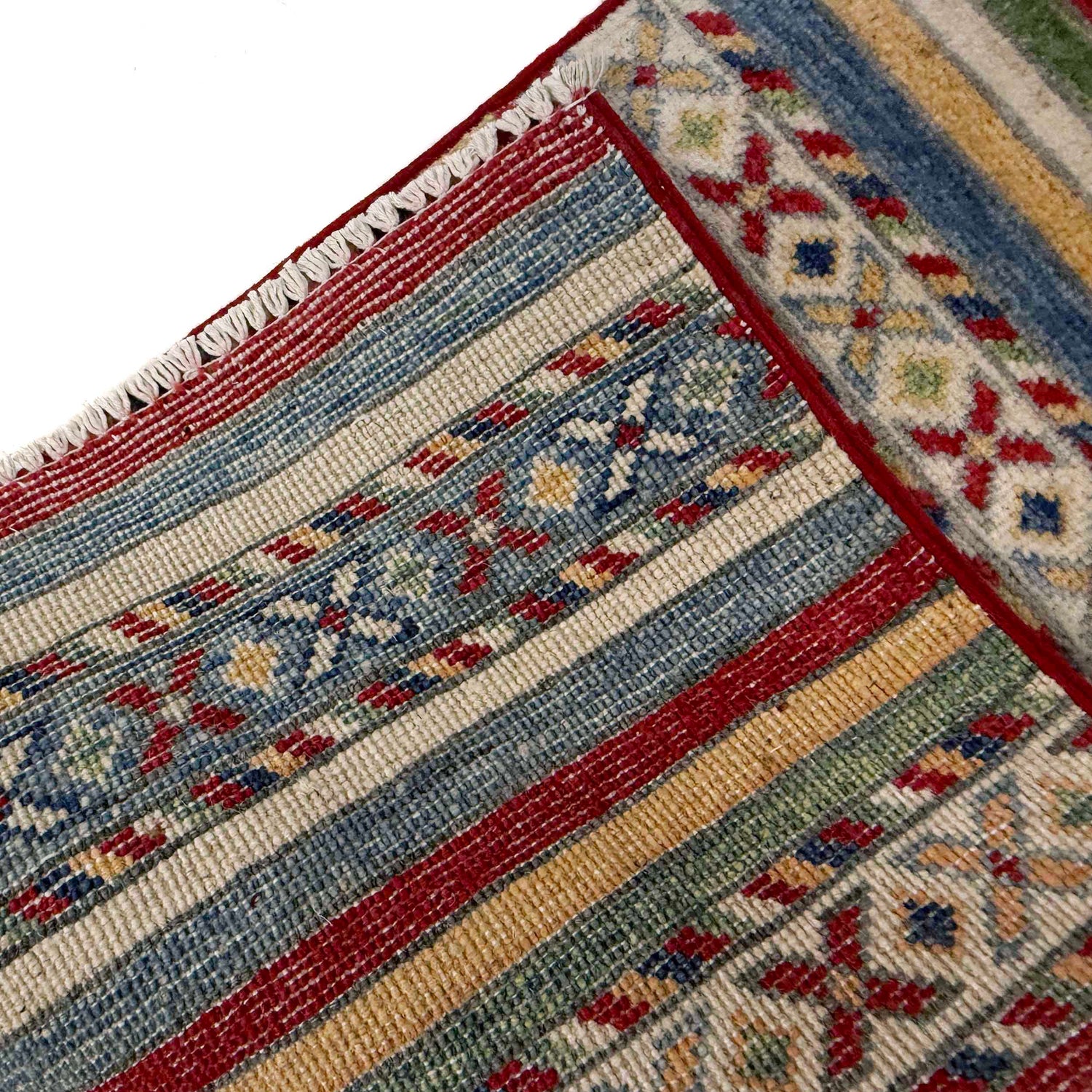 Hand Knotted Persian Style Khurjin Runner Rug 1' 10" x 5' 10" ft / 57 x 179 cm - No. G37589