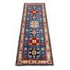 Hand knotted Kazak Runner Carpet 2' 1" x 6' 1" ft / 63 x 185 cm - No. G37591