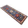 Hand knotted Kazak Runner Carpet 2' 1" x 6' 1" ft / 63 x 185 cm - No. G37591