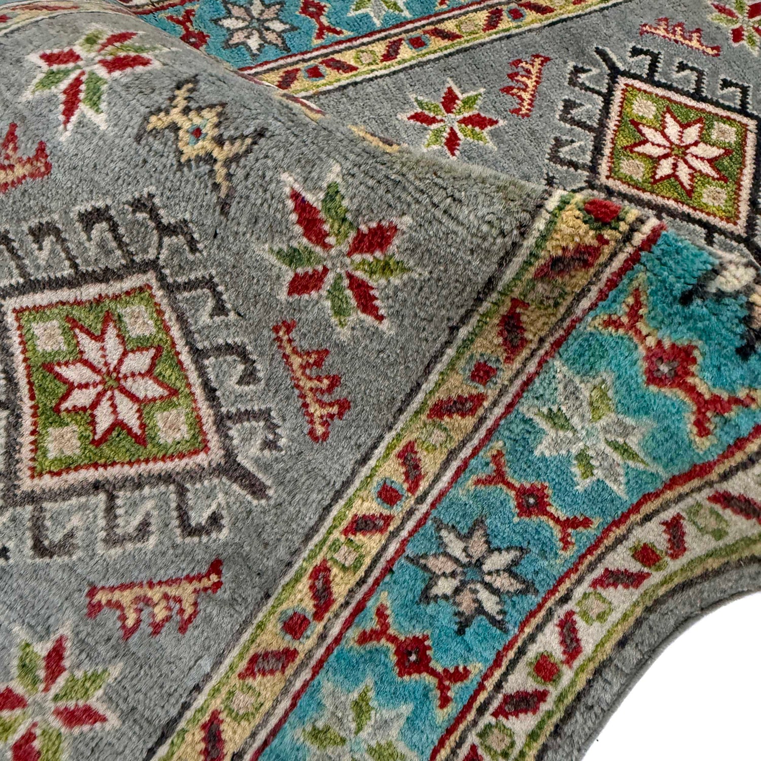Oriental Kazak Runner Rug 2' 0" x 5' 6" ft / 61 x 168 cm - No. G37596