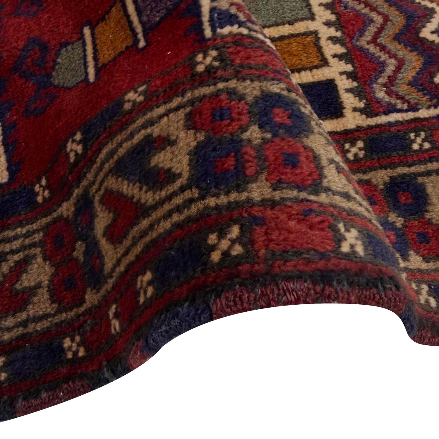 Small Prayer Carpet 2' 10" x 3' 9" ft / 87 x 115 cm - No. G37682