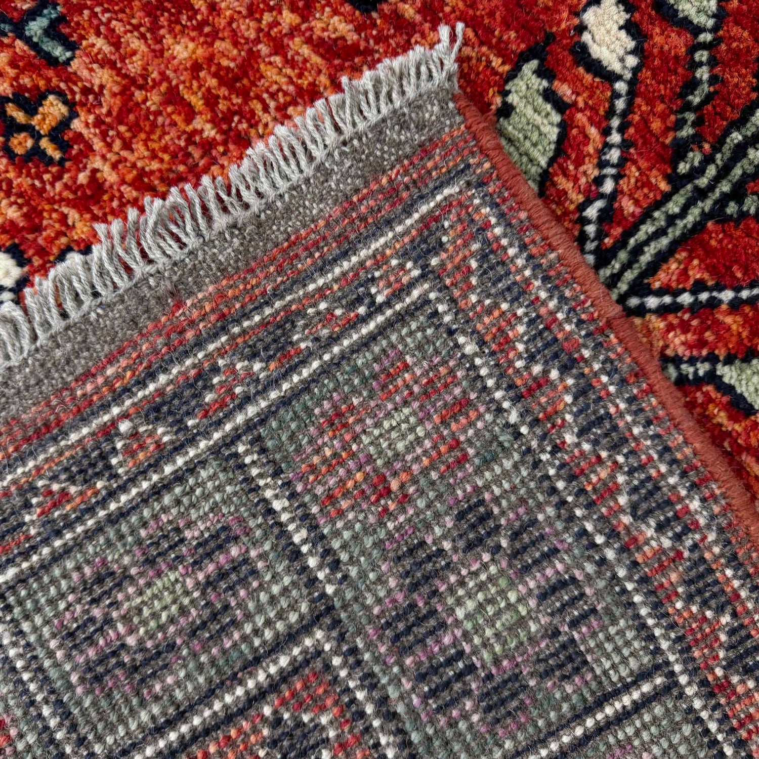 Shirazi Hand Knotted Carpet 8' 0" x 11' 3" ft / 244 x 342 cm - No. G37703