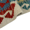 Multi Color ful Flat-Weave Wool Kilim 3' 1" x 5' 9" ft / 95 x 174 cm - No. G38576