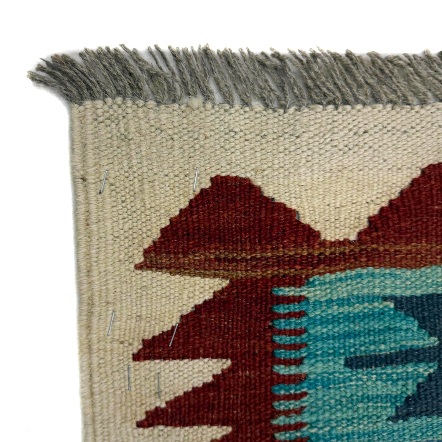 Handmade Vegetable Kilim 5' 10" x 9' 1" ft / 178 x 276 cm - No. G38824
