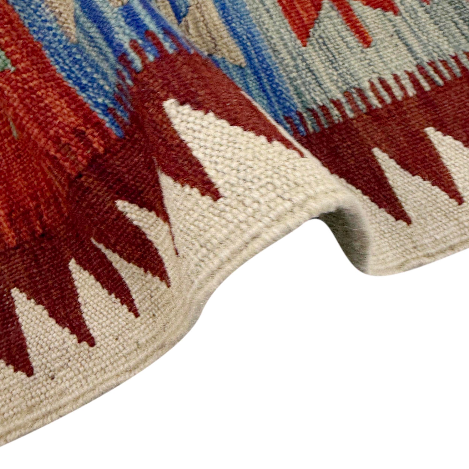 Handmade Vegetable Kilim 5' 10" x 9' 1" ft / 178 x 276 cm - No. G38824
