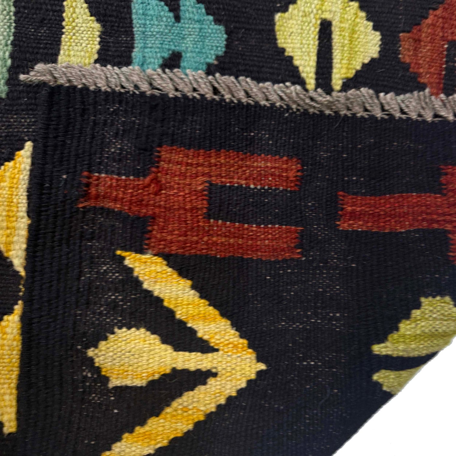 Hand Knotted Flatweave Kilim 9' 5" x 12' 6" ft / 288 x 381 cm - No. G38825