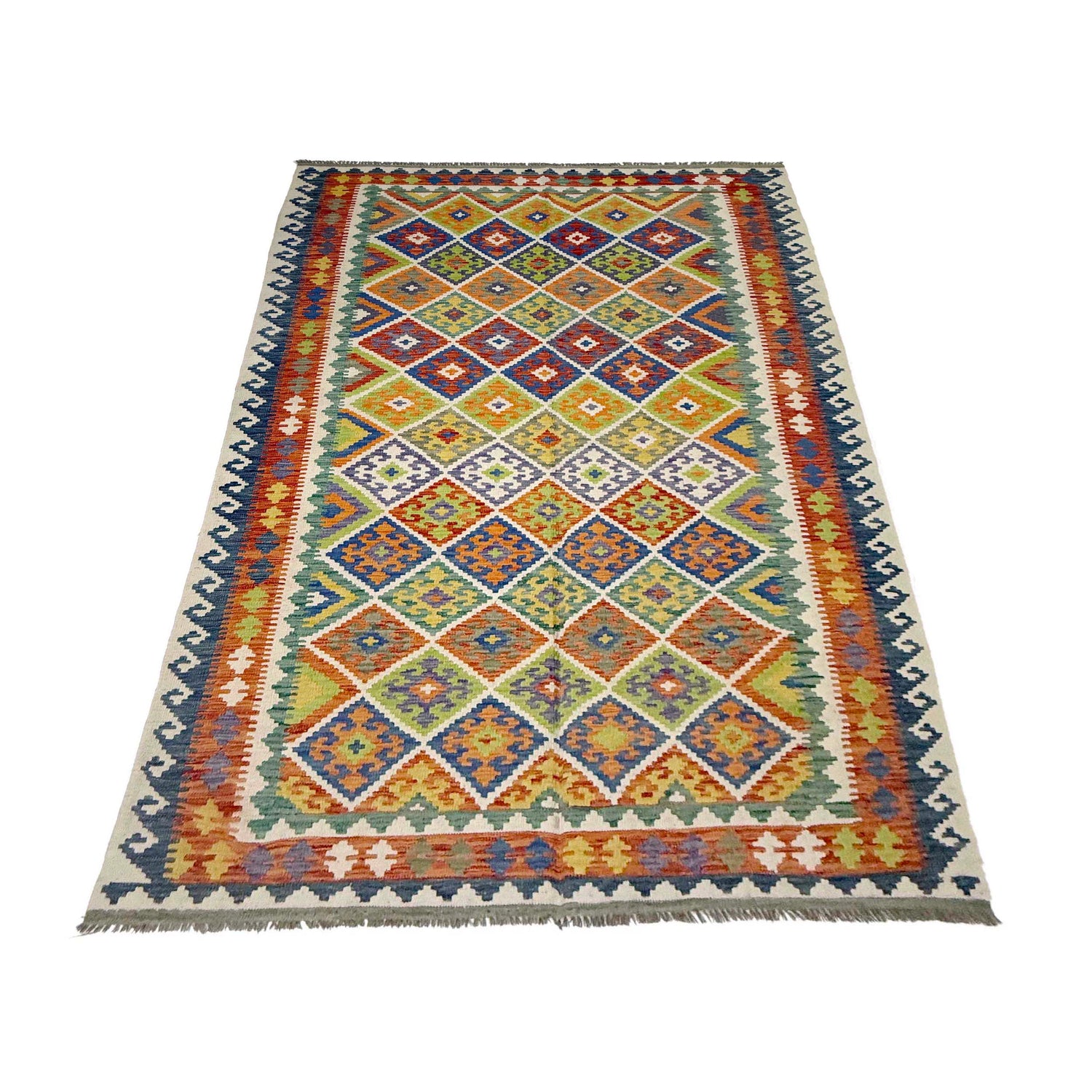 Medium Size Chobi Kilim 6' 9" x 10' 2" ft / 205 x 309 cm - No. G38826