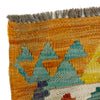 Hand Made Afghan Kilim 6' 8" x 9' 3" ft / 204 x 281 cm - No. G38831