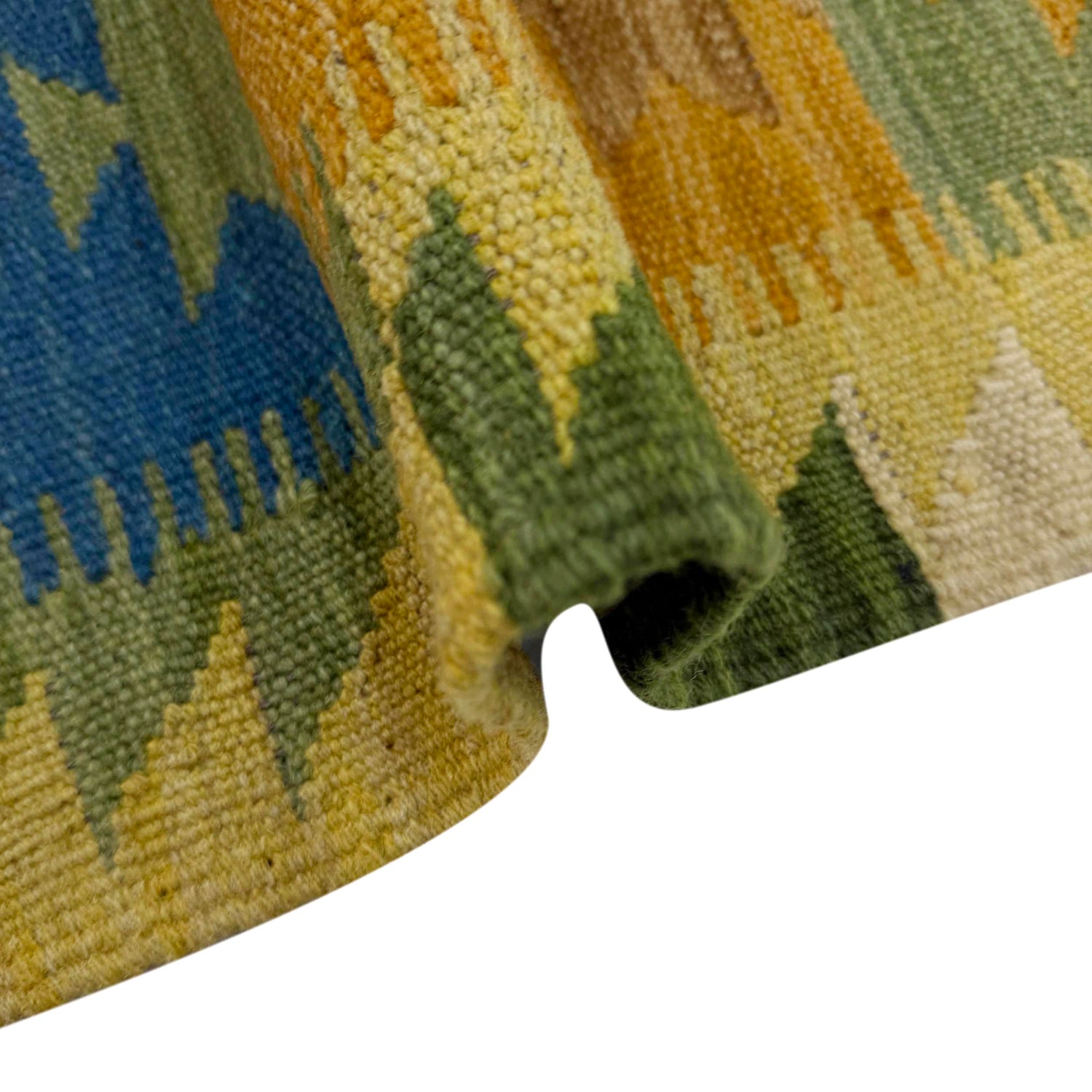Hand Knotted Afghan Style Kilim 5' 6" x 8' 0" ft / 167 x 243 cm - No. G38836