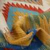 Hand Knotted Afghan Style Kilim 5' 6" x 8' 0" ft / 167 x 243 cm - No. G38836