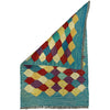 Handmade Turkish Design Wool Kilim 1' 11" x 2' 11" ft / 59 x 88 cm - No. G38861
