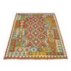 Handmade Vegetable Kelim 5' 0" x 6' 6" ft / 153 x 198 cm - No. G38872