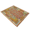 Handmade Vegetable Kelim 5' 0" x 6' 6" ft / 153 x 198 cm - No. G38872