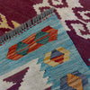 Hand Knotted Afghan Style Kilim 4' 5" x 6' 7" ft / 134 x 200 cm - No. G38881