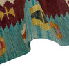 Hand Knotted Afghan Style Kilim 4' 5" x 6' 7" ft / 134 x 200 cm - No. G38881