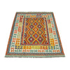 Hand Woven Wool Kelim 5' 1" x 6' 4" ft / 154 x 193 cm - No. G38886
