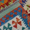 Hand Woven Wool Kelim 5' 1" x 6' 4" ft / 154 x 193 cm - No. G38886