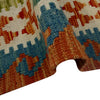 Hand Woven Wool Kelim 5' 1" x 6' 4" ft / 154 x 193 cm - No. G38886
