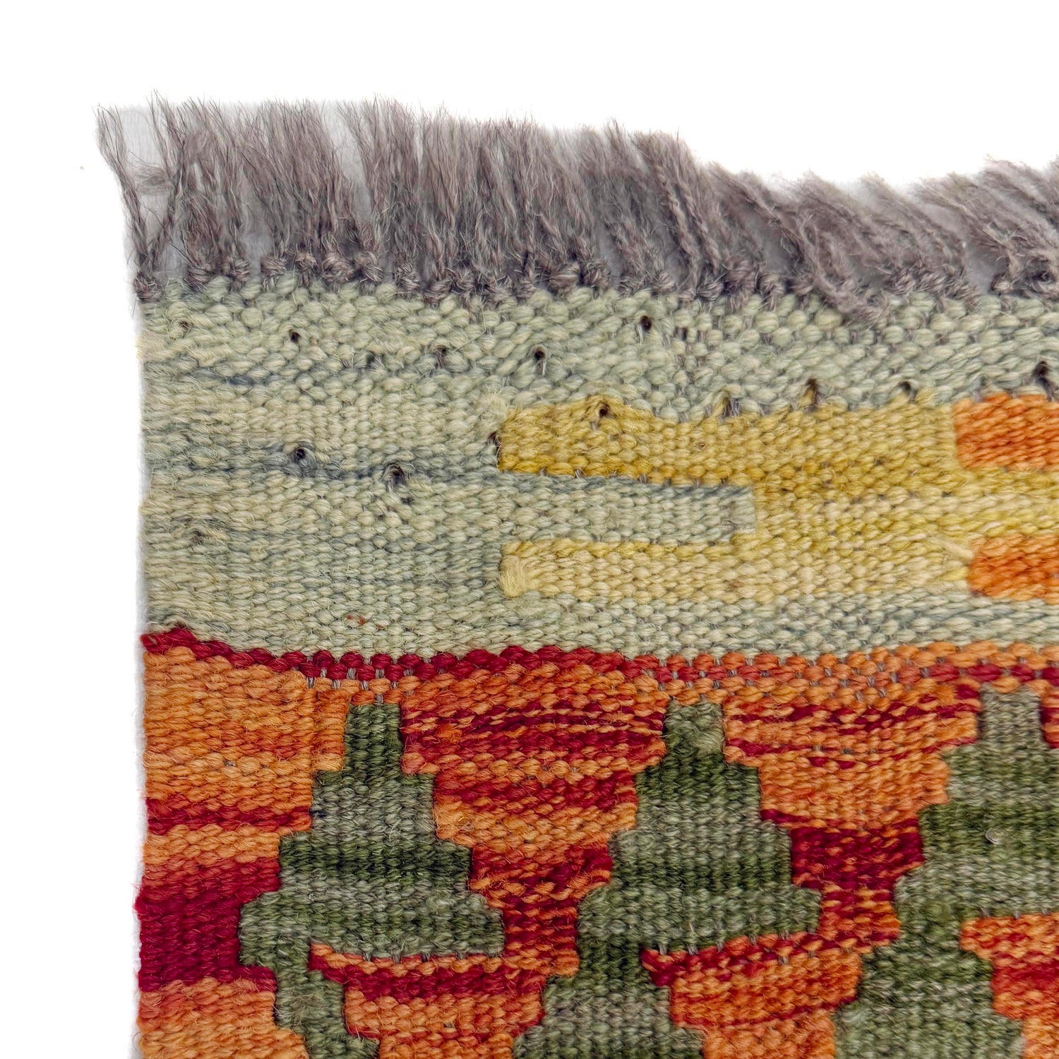 Handmade Turkish Design Wool Kilim 4' 10" x 6' 4" ft / 147 x 192 cm - No. G38887