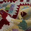 Handmade Turkish Design Wool Kilim 4' 10" x 6' 4" ft / 147 x 192 cm - No. G38887