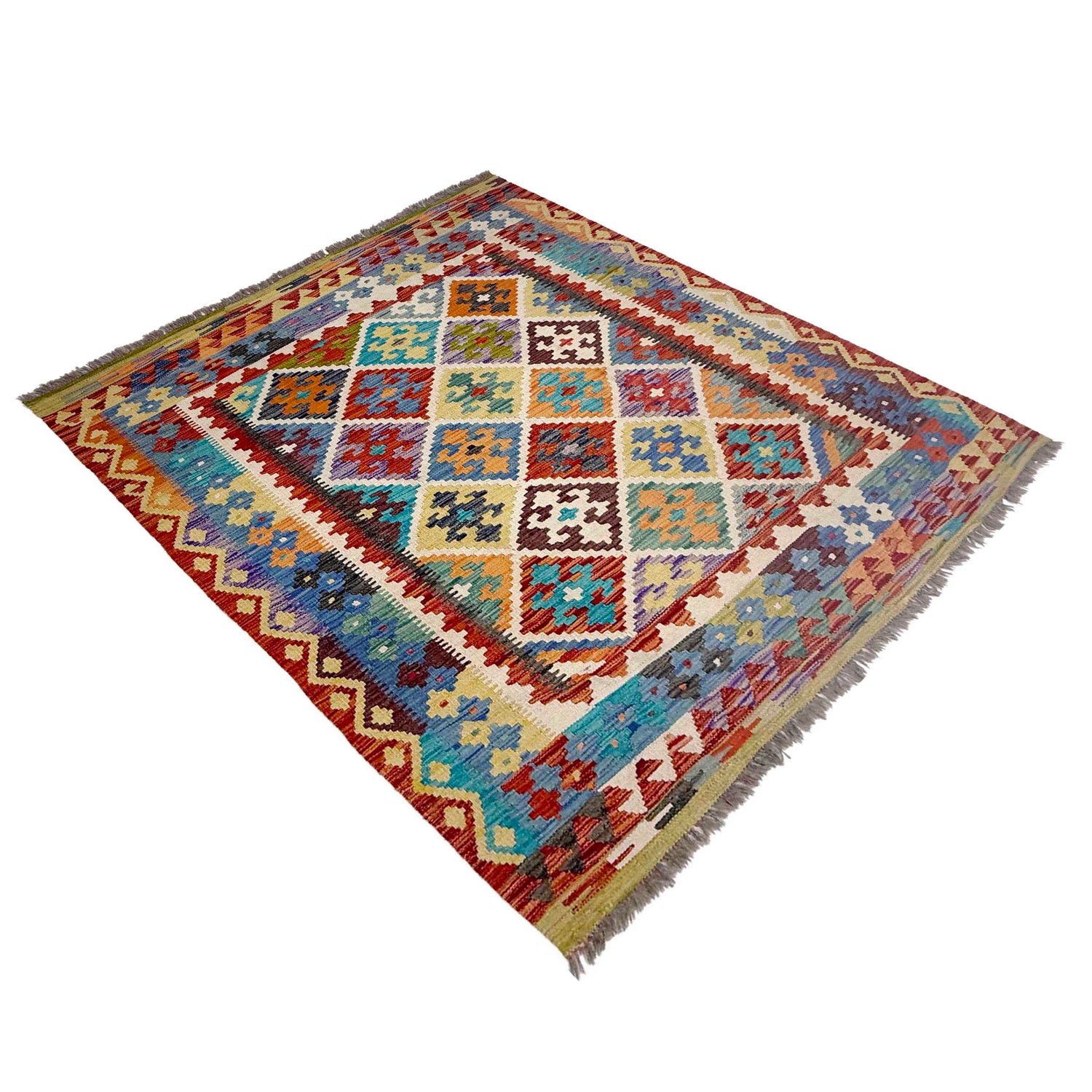 Medium Size Chobi Kilim 5' 2" x 6' 3" ft / 157 x 190 cm - No. G38891