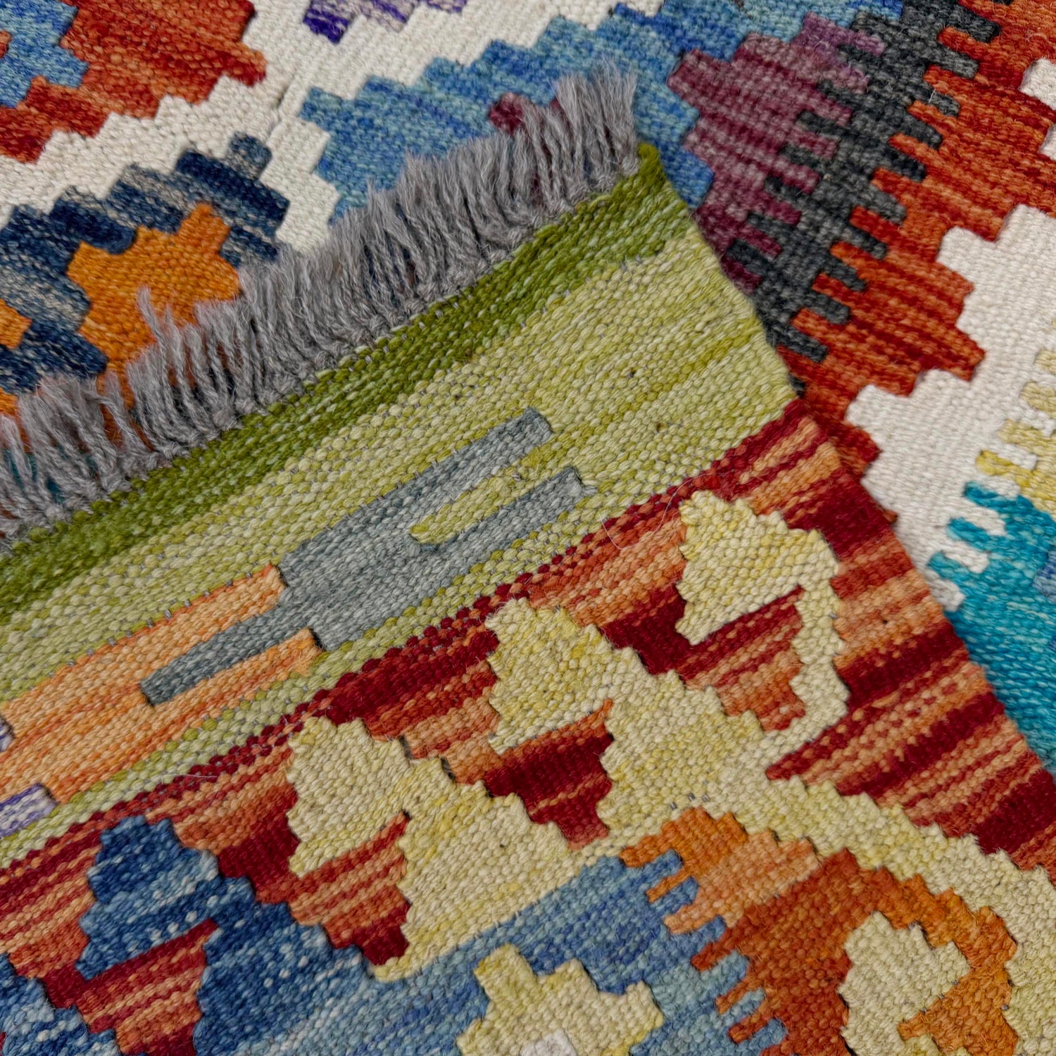 Medium Size Chobi Kilim 5' 2" x 6' 3" ft / 157 x 190 cm - No. G38891