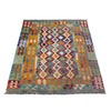 Hand Knotted Flatweave Kilim 4' 10" x 6' 8" ft / 148 x 202 cm - No. G38892