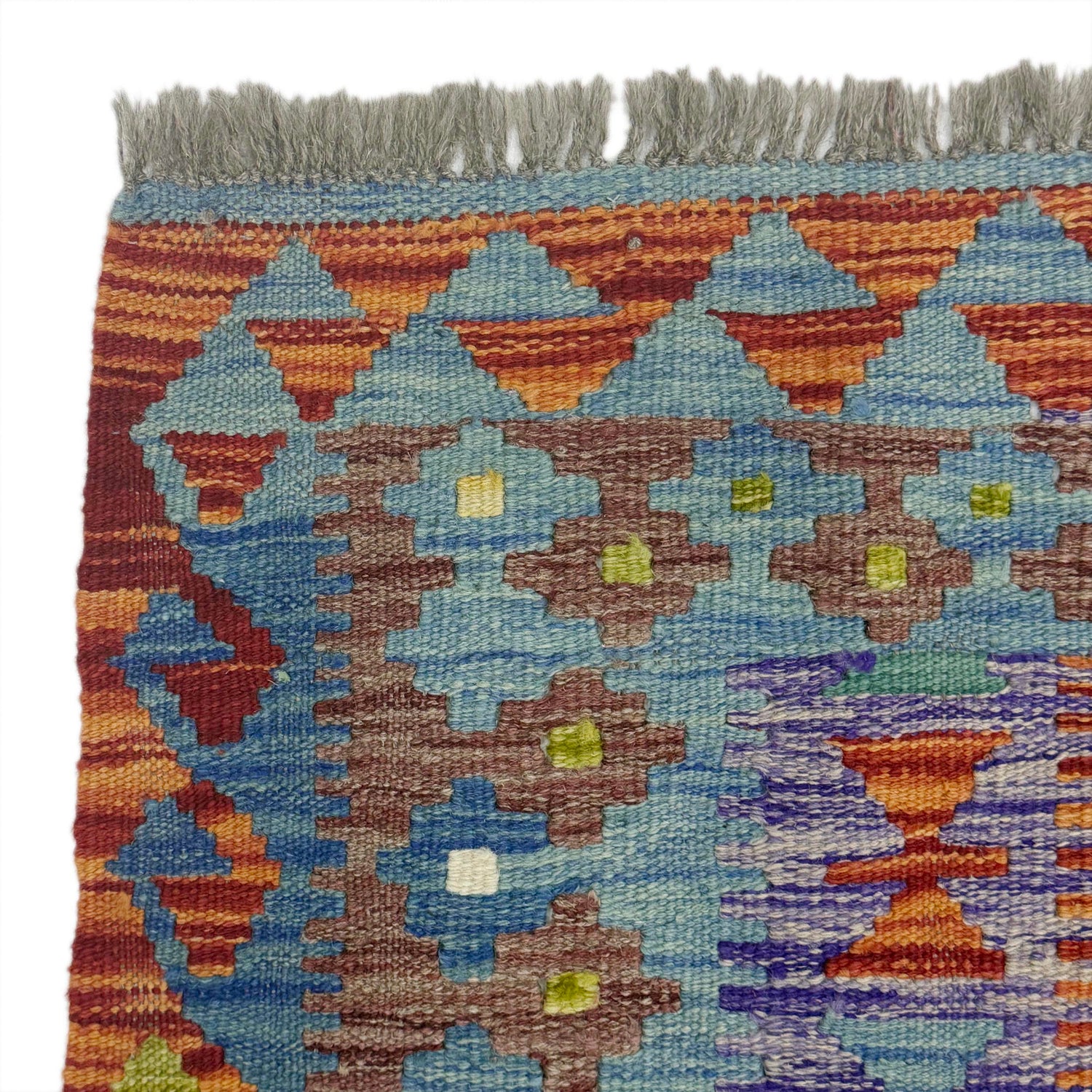 Handmade Vegetable Kelim 4' 11" x 6' 6" ft / 150 x 199 cm - No. G38893