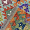 Hand Knotted Afghan Style Kilim 5' 1" x 6' 2" ft / 154 x 188 cm - No. G38894