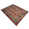 Handmade Turkish Design Wool Kilim 4' 11" x 6' 7" ft / 150 x 201 cm - No. G38896