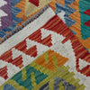 Handmade Afghan Vegetable Kilim 4' 10" x 6' 8" ft / 147 x 202 cm - No. G38897