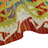 Handmade Afghan Vegetable Kilim 4' 10" x 6' 8" ft / 147 x 202 cm - No. G38897