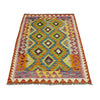 Handmade Afghan Vegetable Kilim 3' 5" x 4' 10" ft / 104 x 147 cm - No. G38898