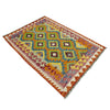 Handmade Afghan Vegetable Kilim 3' 5" x 4' 10" ft / 104 x 147 cm - No. G38898
