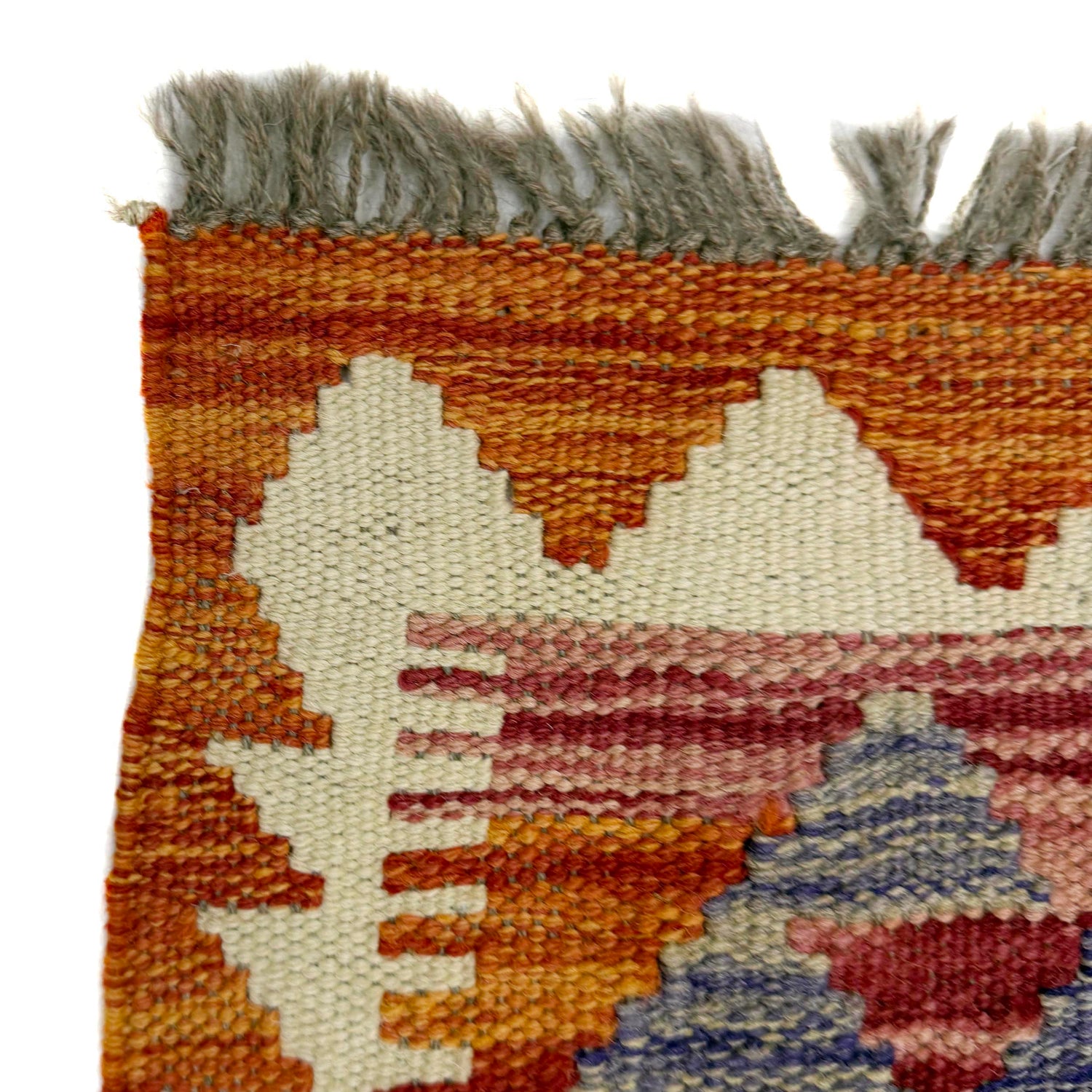 Handmade Afghan Vegetable Kilim 3' 5" x 4' 10" ft / 104 x 147 cm - No. G38898