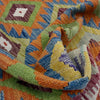 Handmade Afghan Vegetable Kilim 3' 5" x 4' 10" ft / 104 x 147 cm - No. G38898