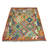 Handmade Vegetable Kilim 3' 7" x 4' 11" ft / 108 x 150 cm - No. G38899